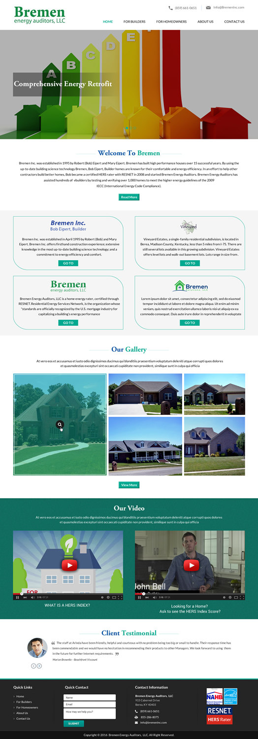 Web Design par Sbss pour Stay at Norris Lake Inc | Design #10267294