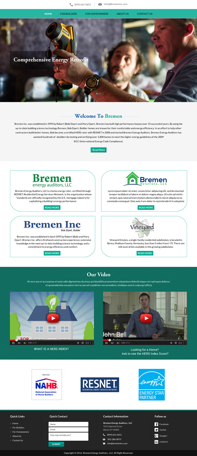Web-Design von Sbss für Stay at Norris Lake Inc | Design #10277232