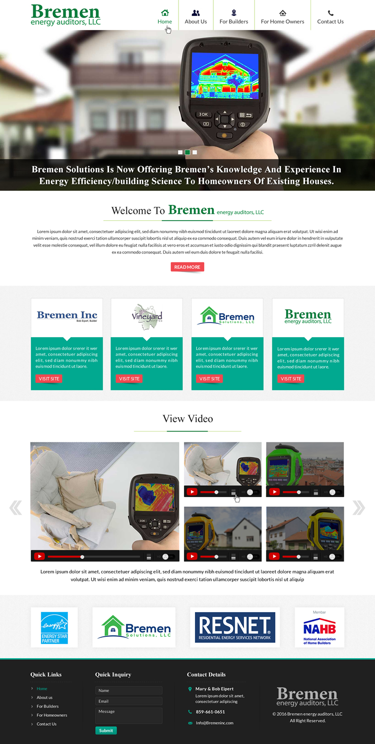 Web-Design von Sbss für Stay at Norris Lake Inc | Design #10277237