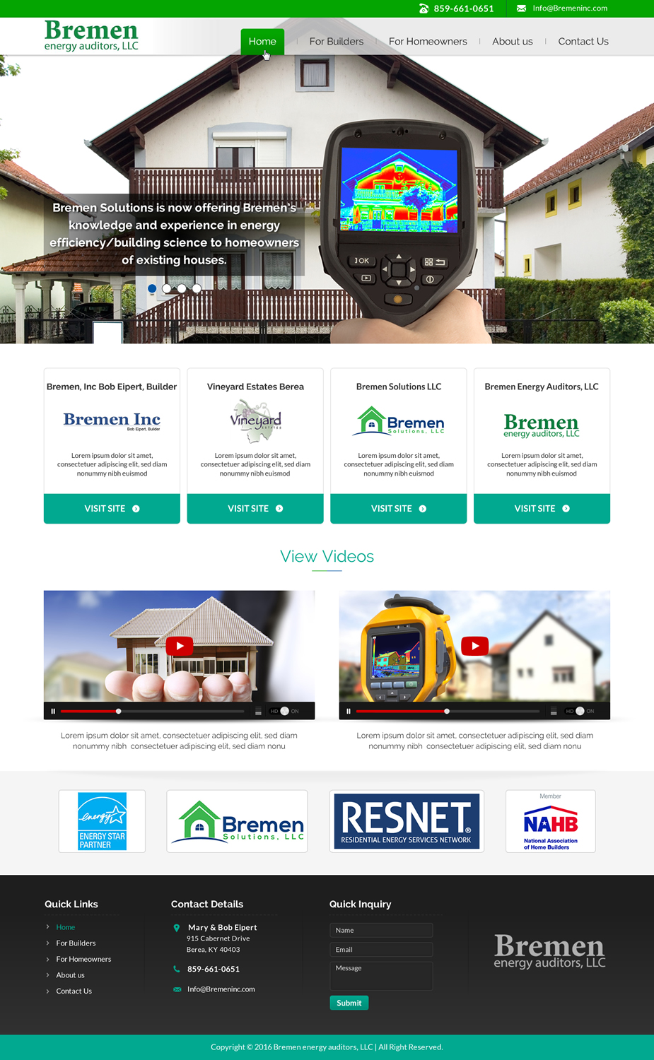 Web-Design von Sbss für Stay at Norris Lake Inc | Design #10277239