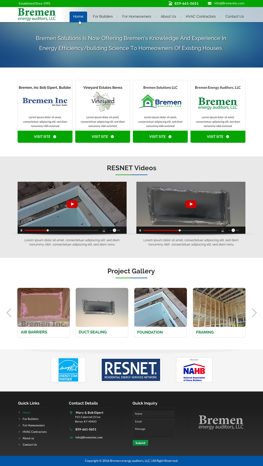 Web Design by Sbss for Stay at Norris Lake Inc | Design #10365506