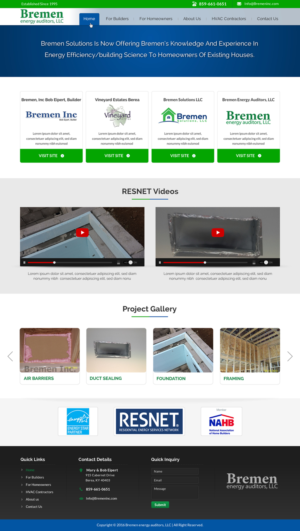 Web Design by Sbss for Stay at Norris Lake Inc | Design: #10365510