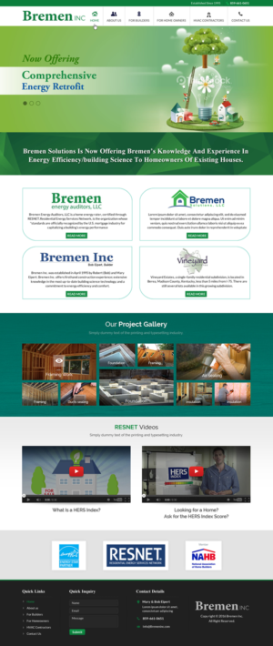 Web Design par Sbss pour Stay at Norris Lake Inc | Design : #10421534