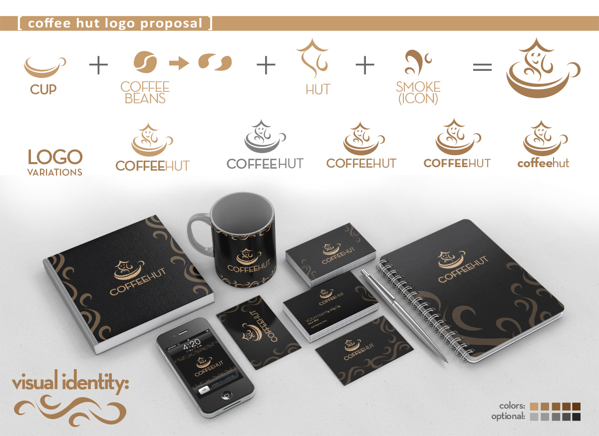 Diseño de Logo por bjdollison para Coffee Hut | Diseño #2199161