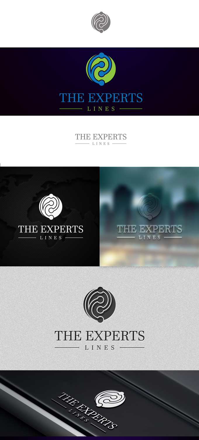 Diseño de Logo por Cut N Cue Media Solutions para THE EXPERTS LINES  | Diseño #10250737