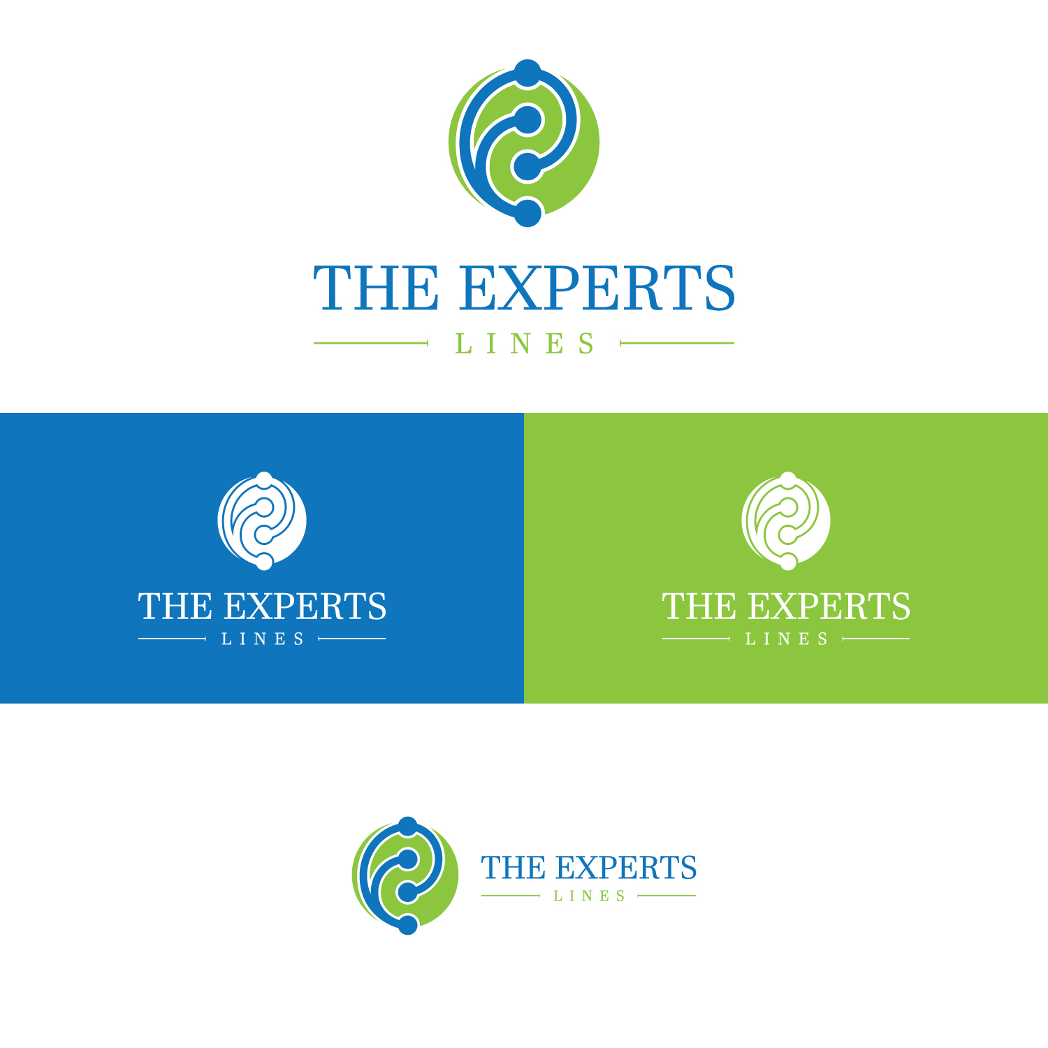 Diseño de Logo por Cut N Cue Media Solutions para THE EXPERTS LINES  | Diseño #10250738