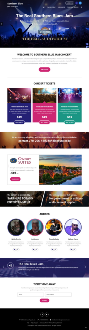 Web Design by pb for 1960 | Design: #18944863