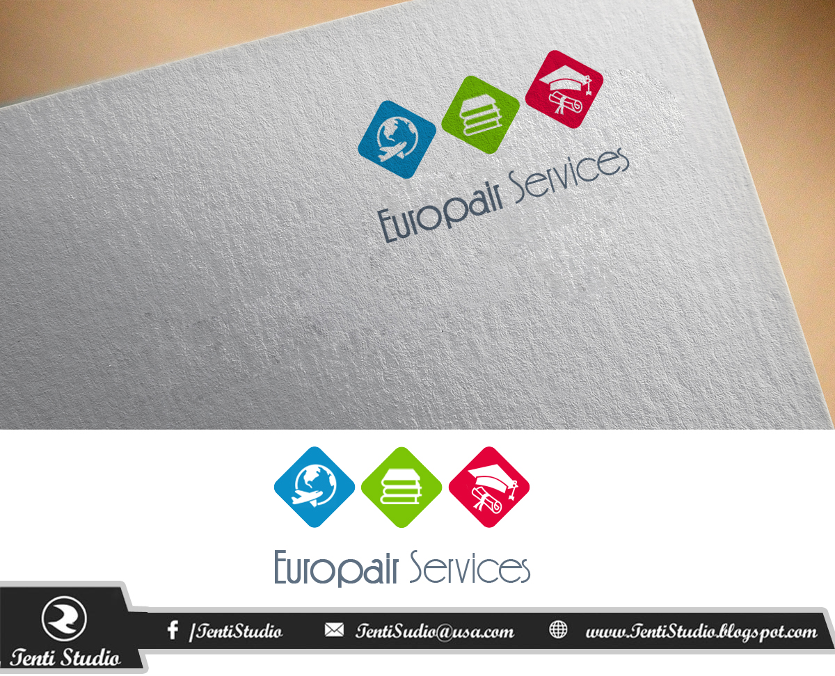 Logo Design by Tenti Studio for Europair Services | Design #10796959
