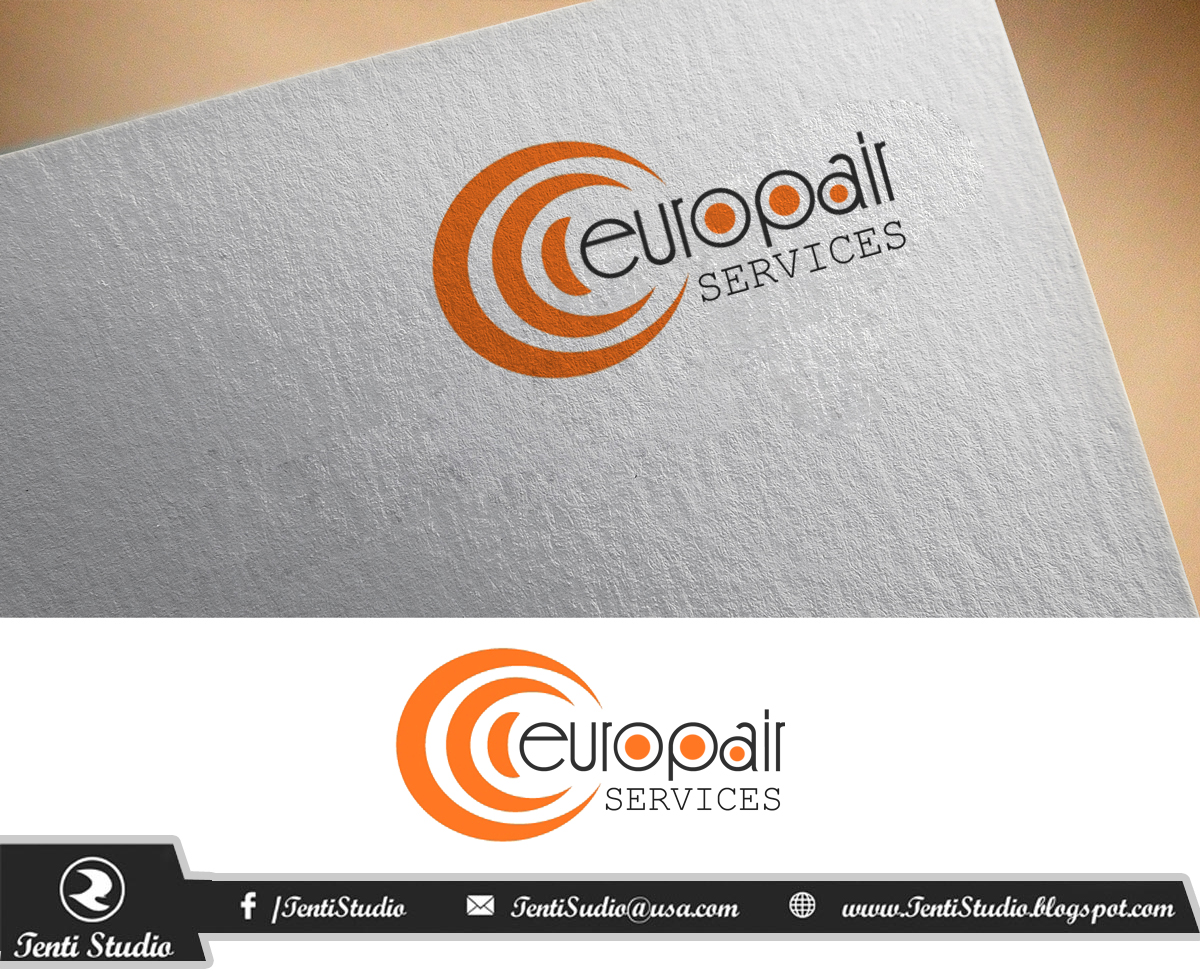 Logo Design by Tenti Studio for Europair Services | Design #10813599