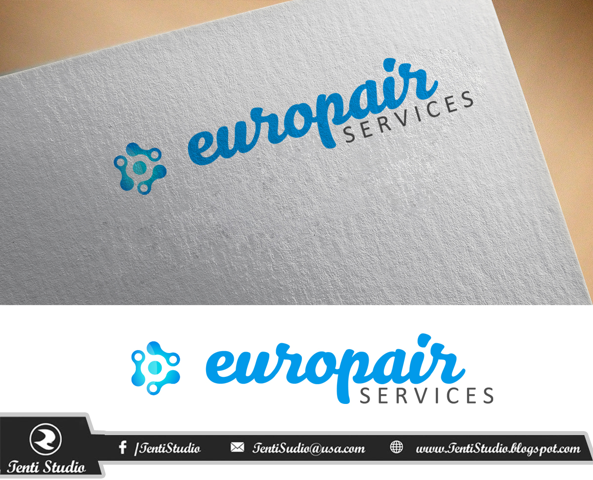 Logo Design by Tenti Studio for Europair Services | Design #10813603