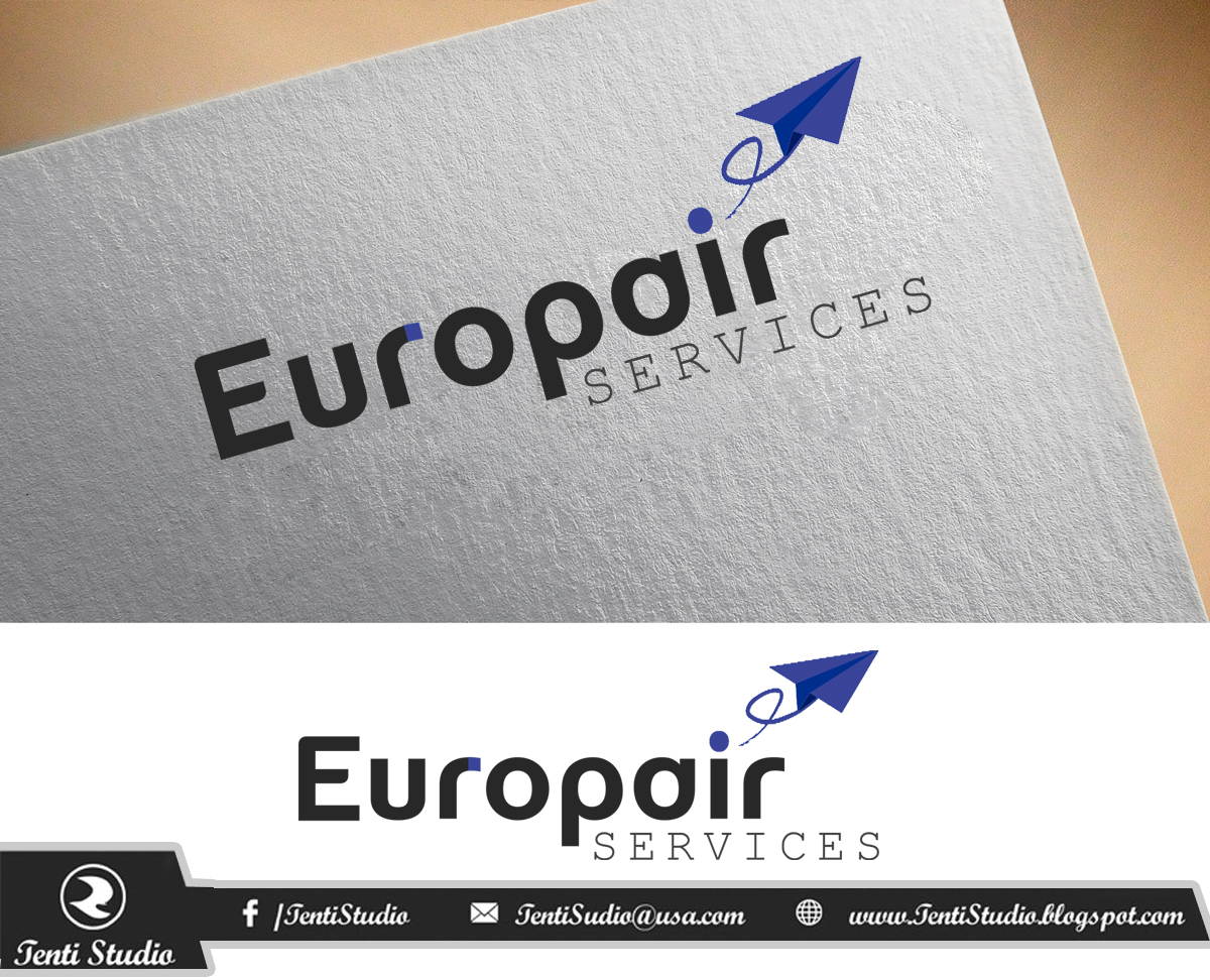 Logo Design by Tenti Studio for Europair Services | Design #10849661