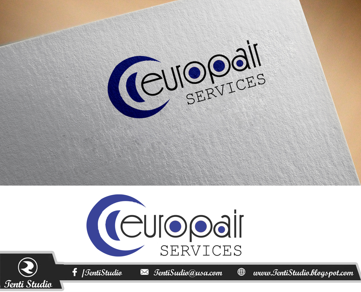 Logo Design by Tenti Studio for Europair Services | Design #10849662