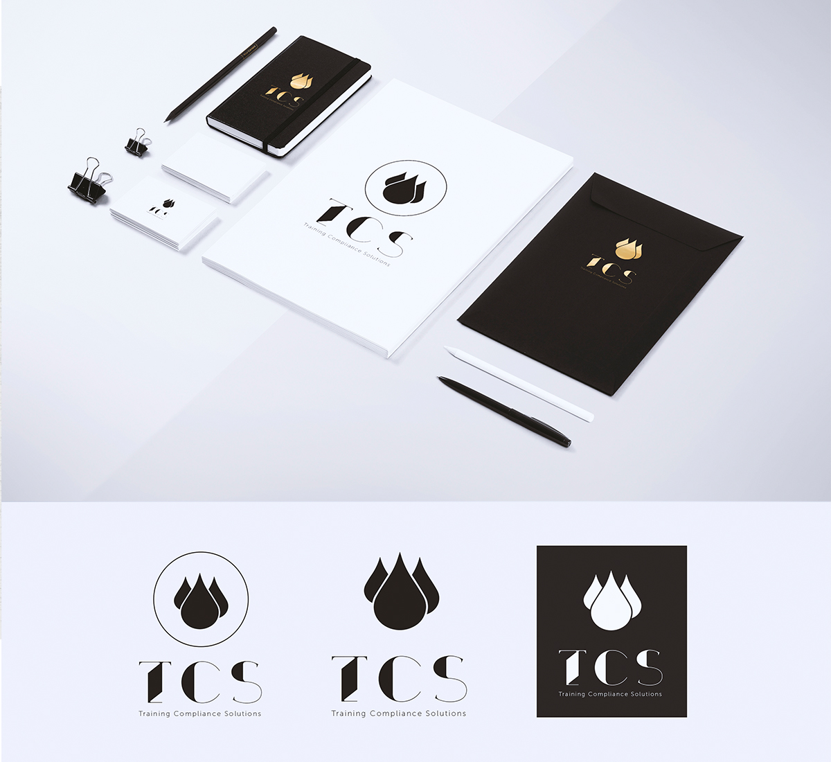 Diseño de Logo por media_naranja para TCS - Training Compliance Solutions | Diseño #10262629