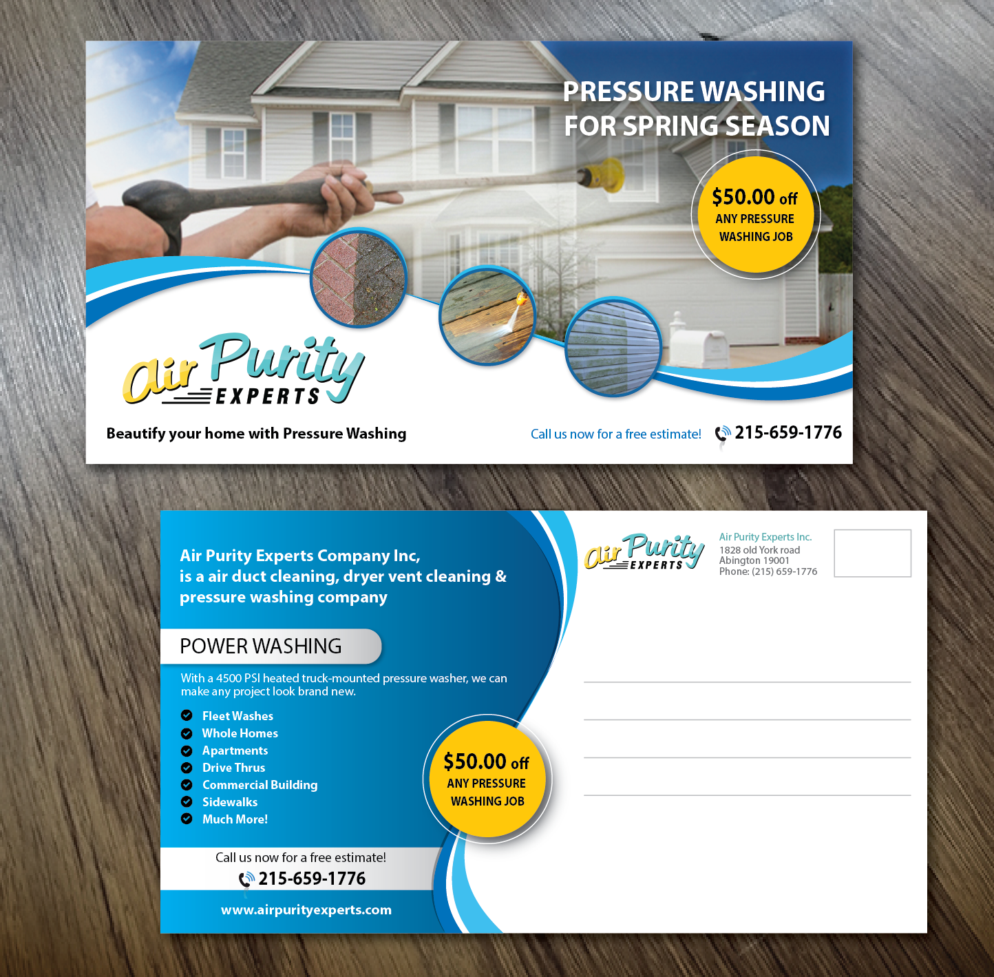 Postcard Design by alex989 for this project | Design #10296964