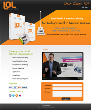 Landing Page Design by pb for AnswersWanted Inc | Design: #443112