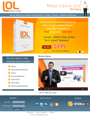 Landing Page Design by pb for AnswersWanted Inc | Design: #443113