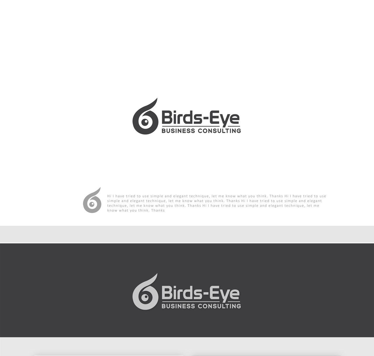 Logo Design by tajammuldesigner for Birds-Eye  | Design #10296045