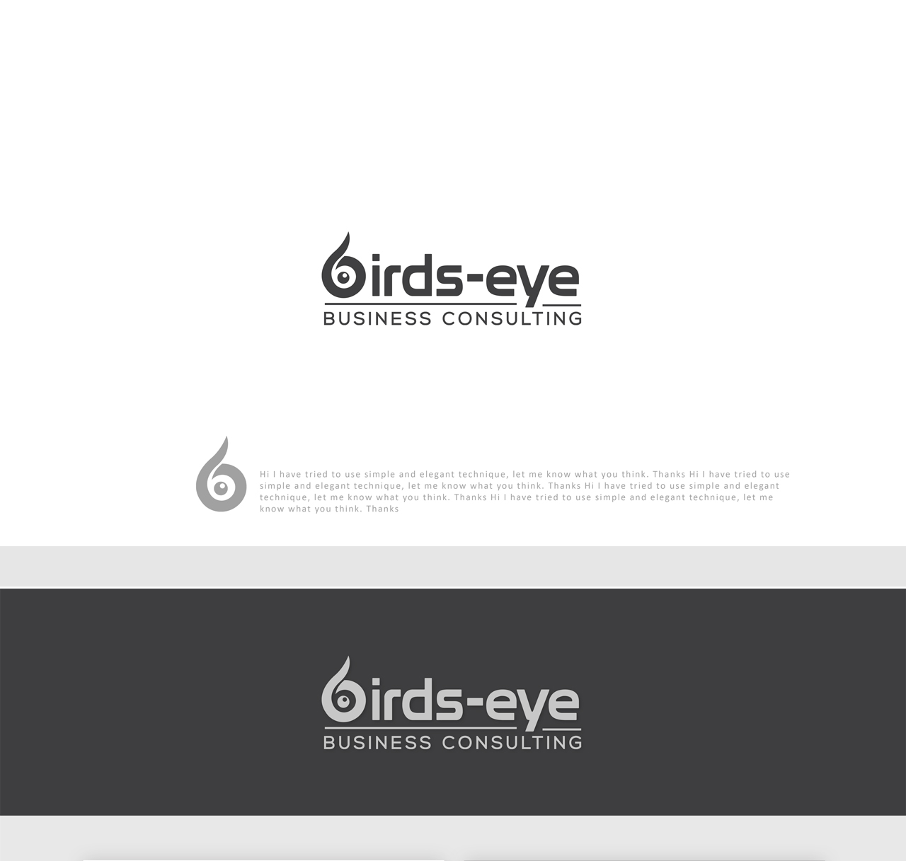 Logo Design by tajammuldesigner for Birds-Eye  | Design #10296046