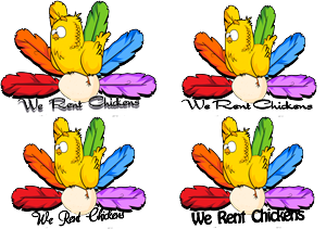 Logo Design by Mellu Bear for Rent A Chicken | Design: #2199358