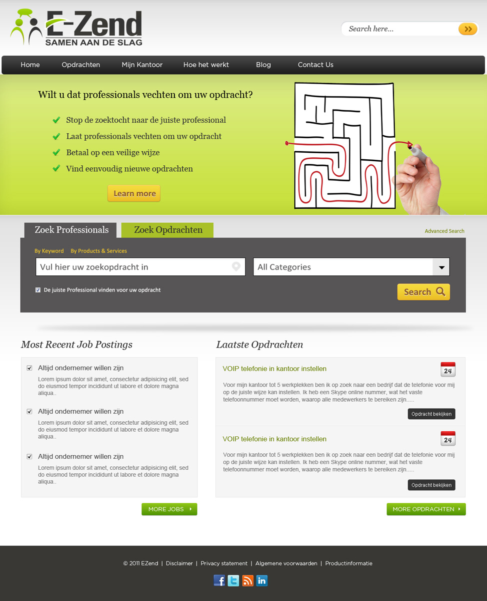 Web Design by pb for this project | Design #457364