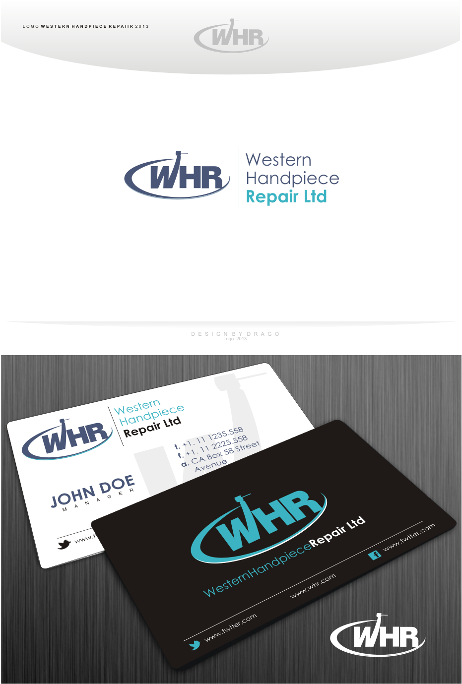 Diseño de Logo por Drago para Western Handpiece Repair Ltd. | Diseño #2214946