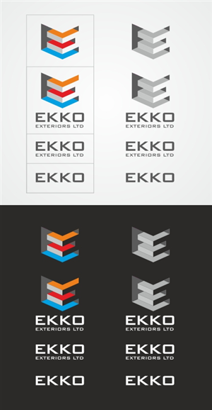 Logo-Design von Globat für EKKO Exteriors Ltd | Design #2192990
