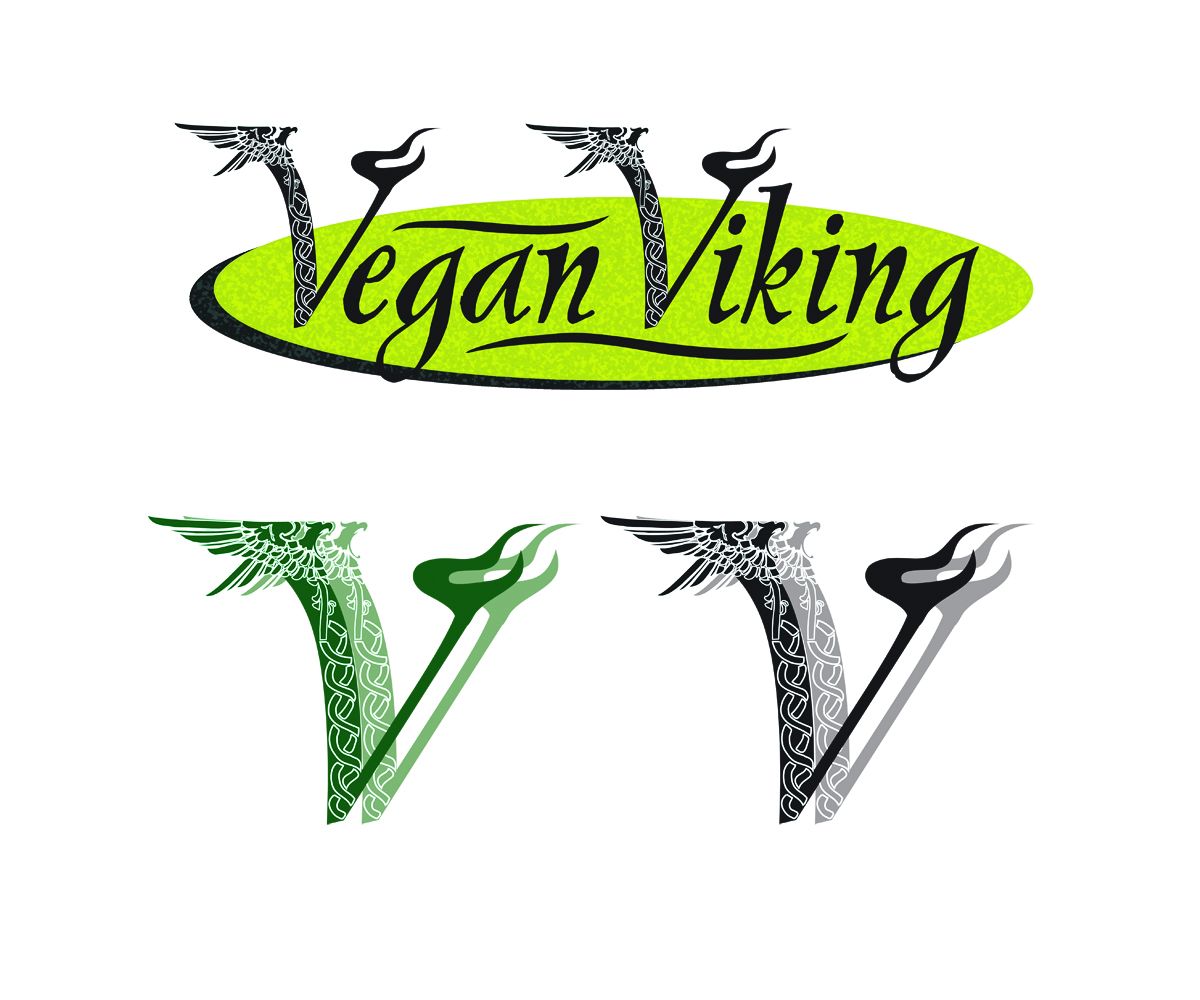 Logo Design by Hot Rod for Vegan Viking | Design #10258766