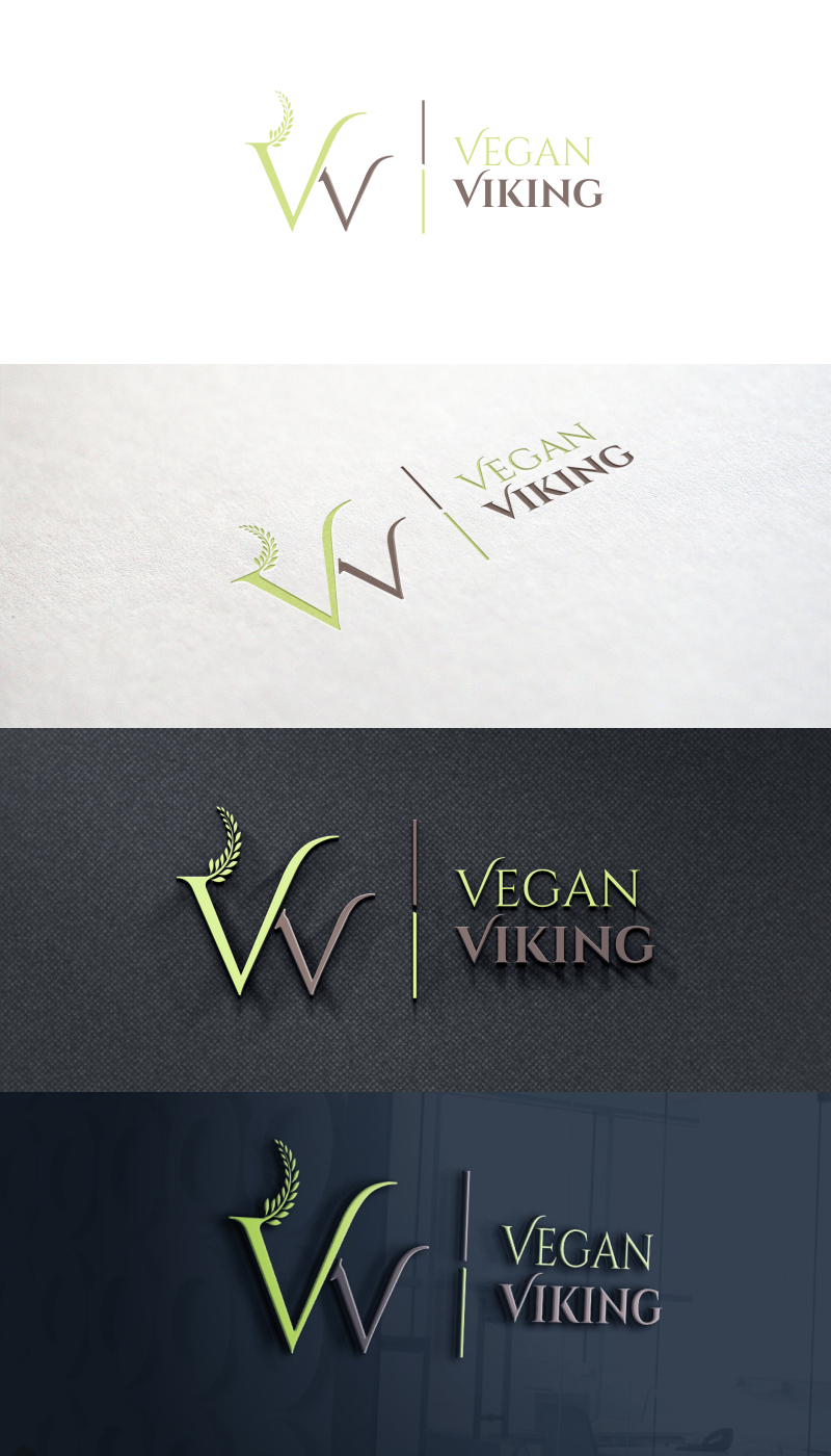 Logo Design by DG for Vegan Viking | Design #10379875