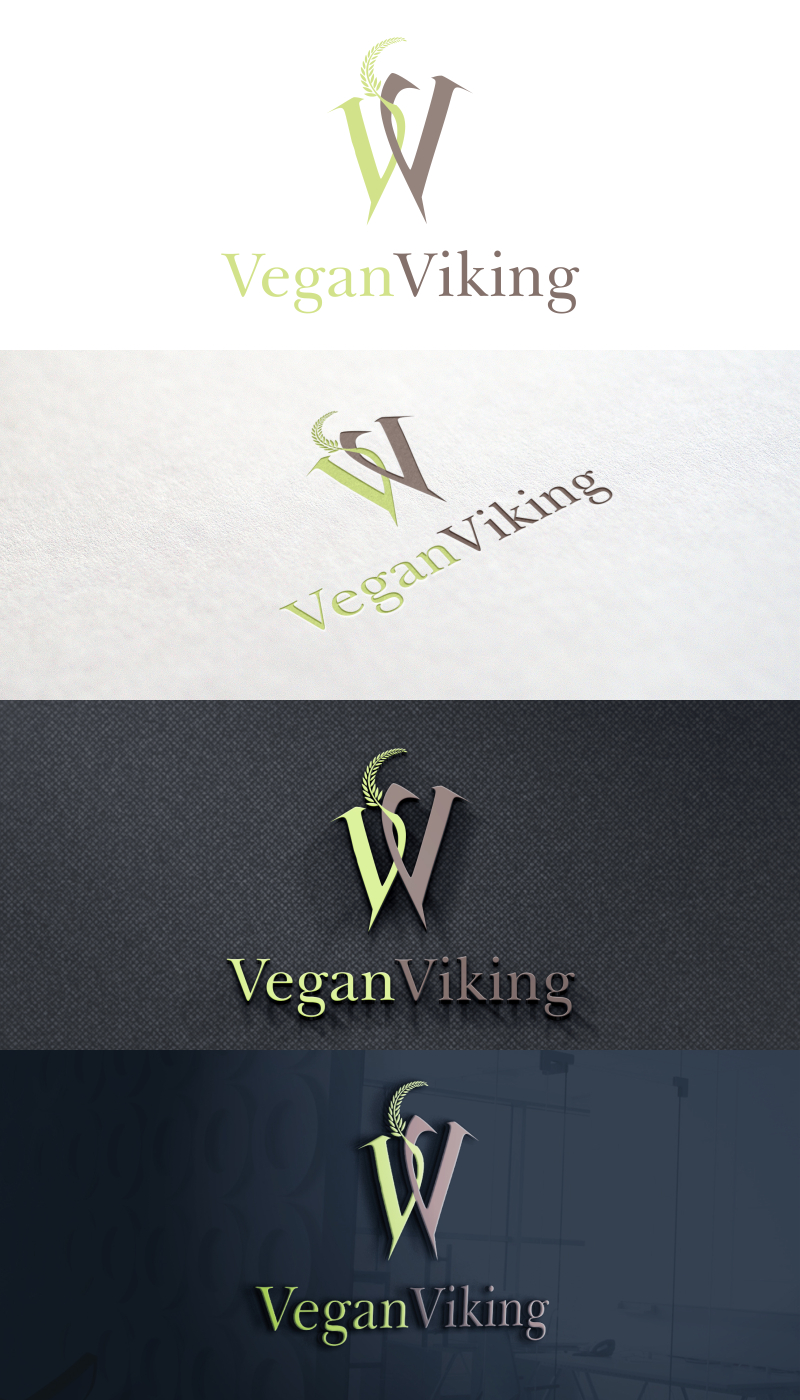 Logo Design by DG for Vegan Viking | Design #10379876
