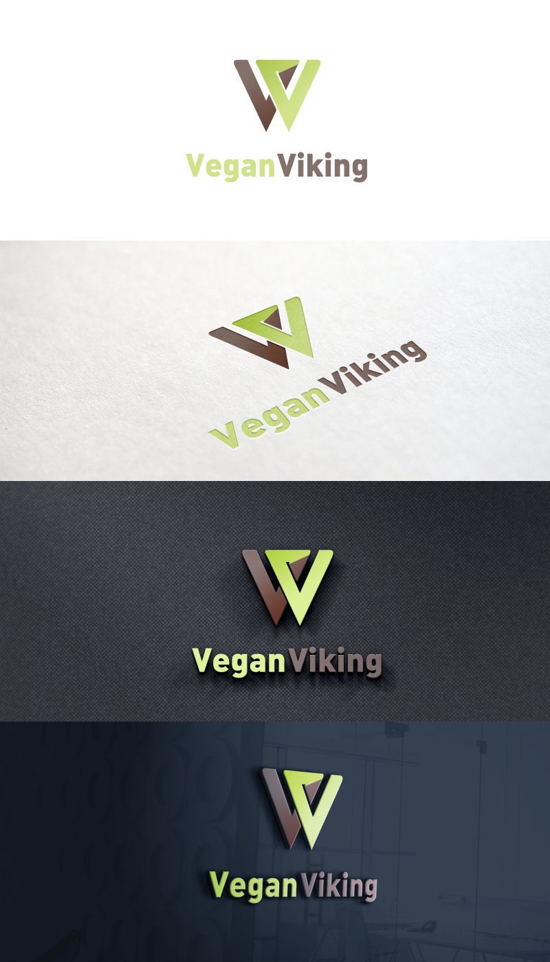 Logo Design by DG for Vegan Viking | Design #10379877