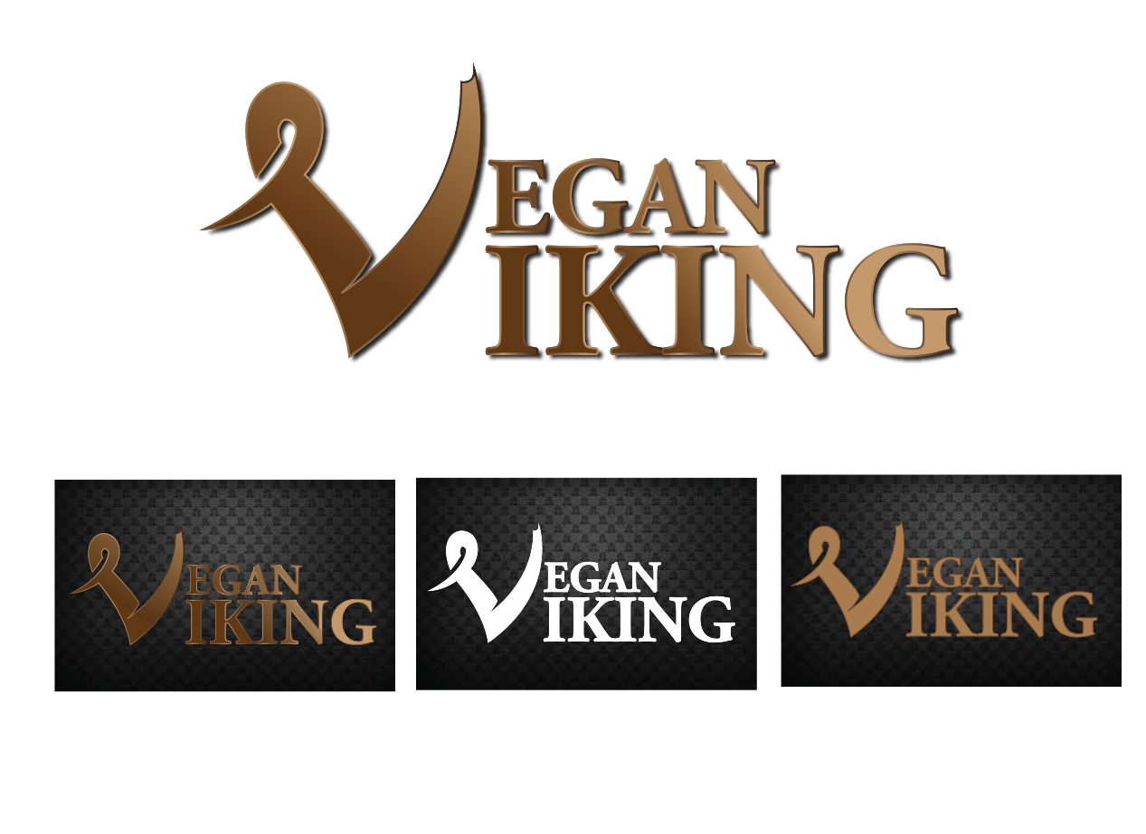 Logo Design by Graphicient for Vegan Viking | Design #10328954