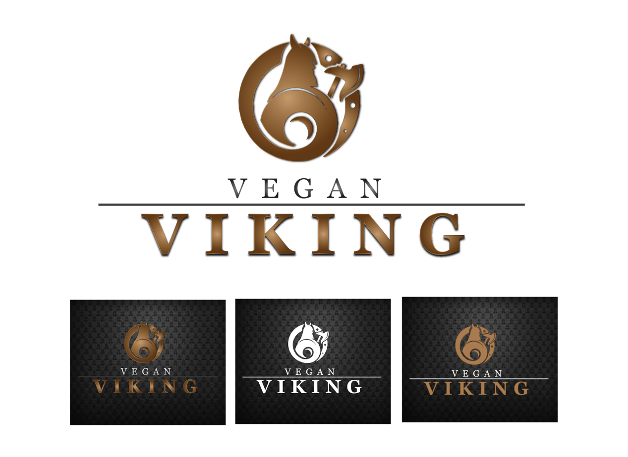 Logo Design by Graphicient for Vegan Viking | Design #10328958