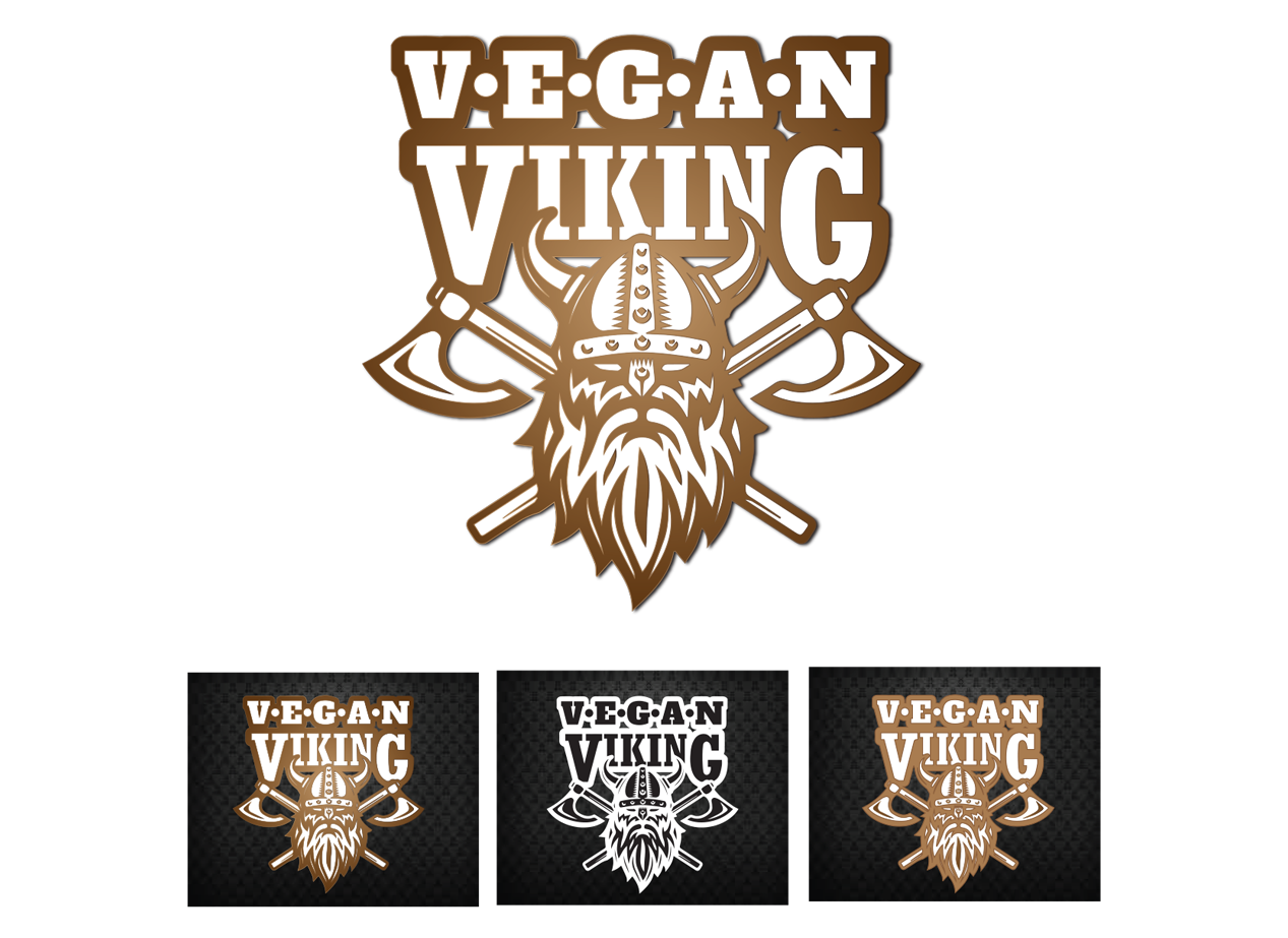 Logo Design by Graphicient for Vegan Viking | Design #10328959