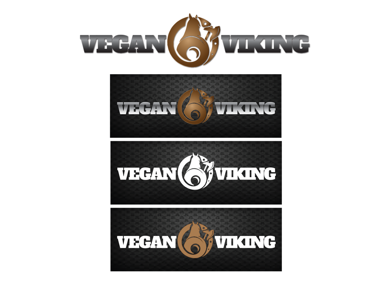 Logo Design by Graphicient for Vegan Viking | Design #10328963