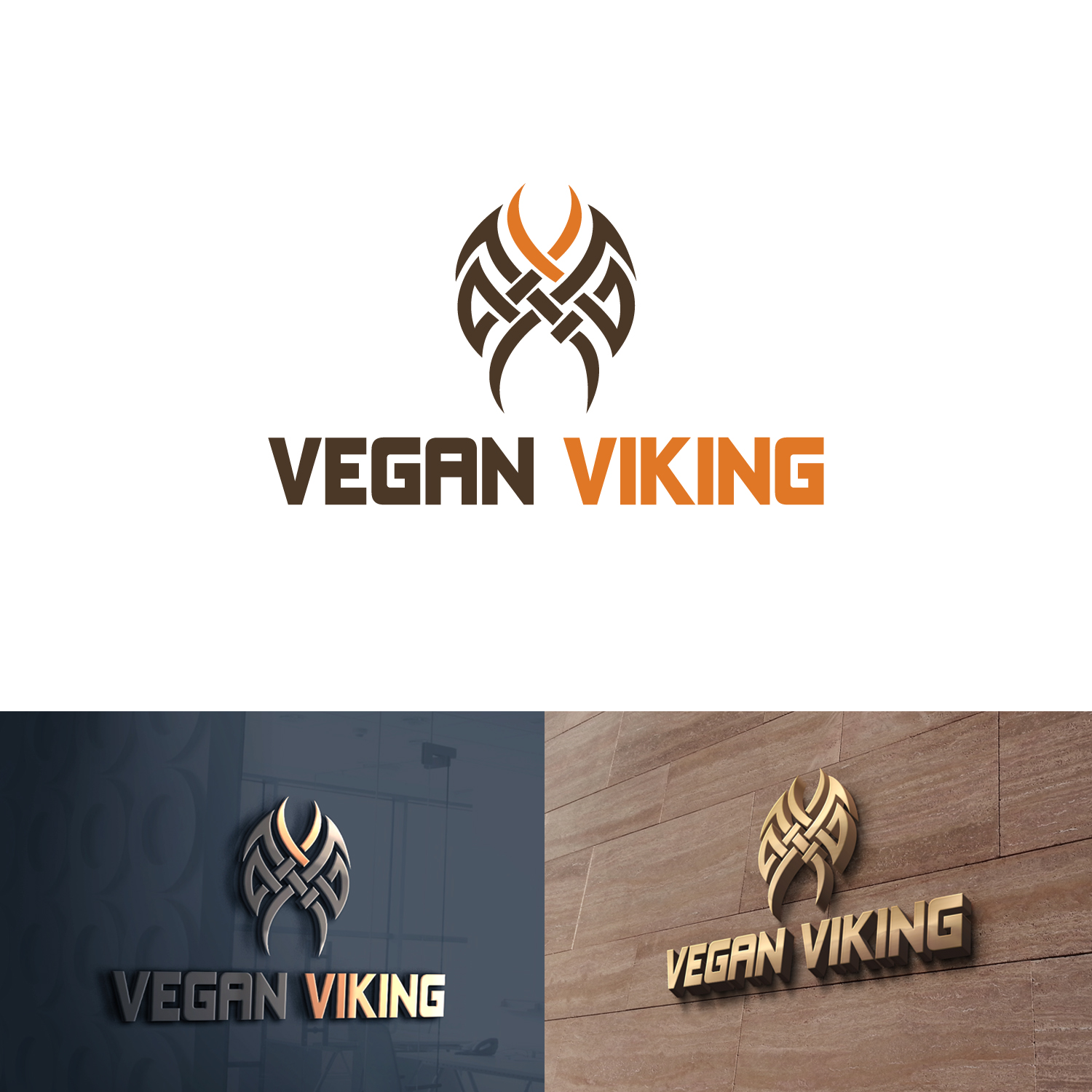Logo Design by GoMedia for Vegan Viking | Design: #10266922