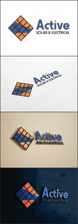 Logo Design by DG for Active Solar & Electrical | Design: #10280550