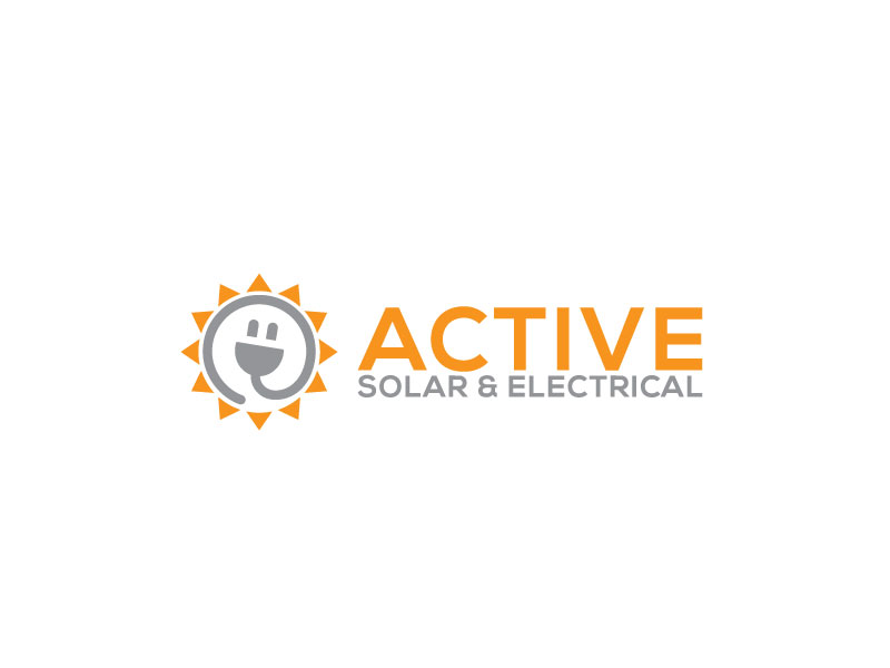 Logo Design by site for Active Solar & Electrical | Design #10273273