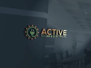 Logo Design by site for Active Solar & Electrical | Design: #10273274