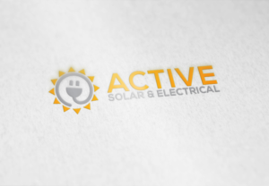 Logo Design by site for Active Solar & Electrical | Design: #10273275
