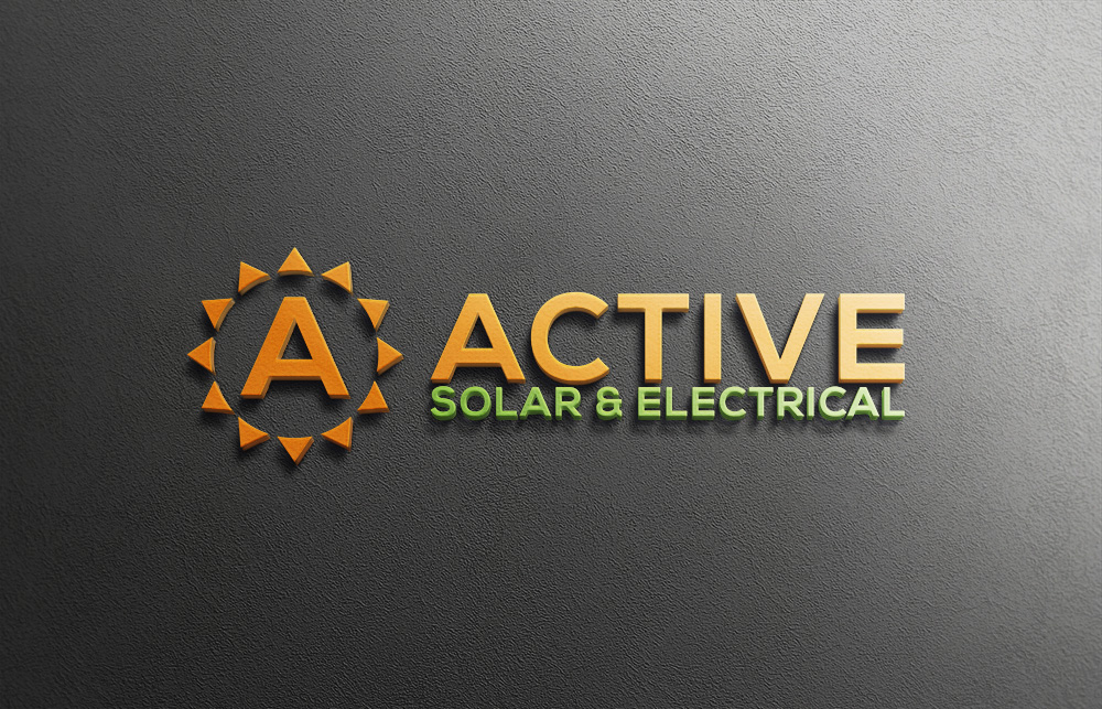 Logo Design by site for Active Solar & Electrical | Design #10273309