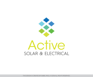 Logo Design by isabel.paoli for Active Solar & Electrical | Design: #10280901