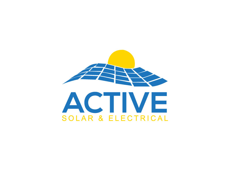 Logo Design by Mehedi Hasan ™ for Active Solar & Electrical | Design #10274054