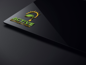 Logo Design by Mehedi Hasan ™ for Active Solar & Electrical | Design: #10274061