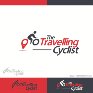 The Travelling Cyclist. | Diseño de Logo por Senseless