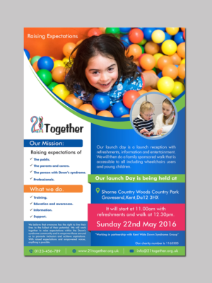 21 Together Charity Launch Day Needs Awesome Promotion | Flyer-Design von ecorokerz