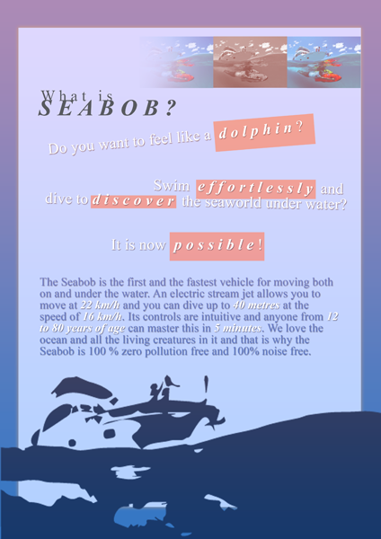 Diseño de Flyer por Jocelyn Wong para SEABOB ARUBA | Diseño #2213617