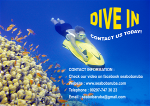 Flyer Design by JOICEDESIGN for SEABOB ARUBA | Design: #2228172