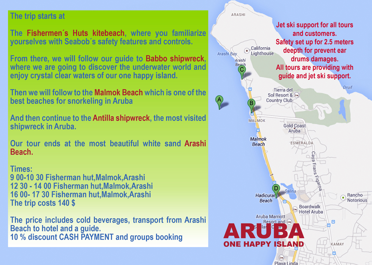 Flyer Design by JOICEDESIGN for SEABOB ARUBA | Design #2228179