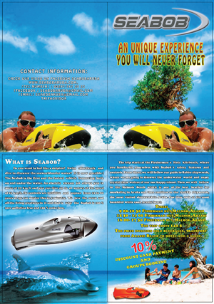 Flyer-Design von Janith N. für SEABOB ARUBA | Design: #2210845
