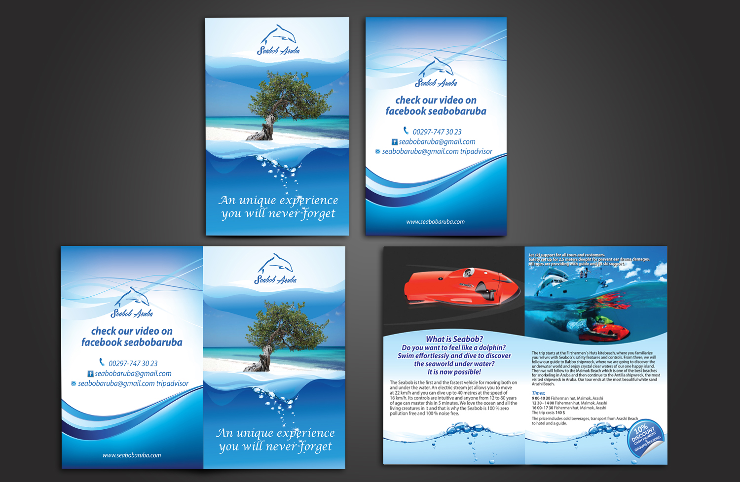 Flyer Design by Sarmishtha Chattopadhyay_loginchange for SEABOB ARUBA | Design #2216194